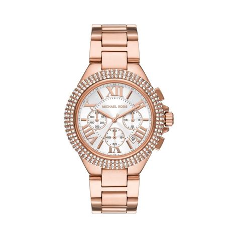 michael kors camille silver watch|mk6995.